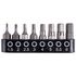 Insert Bit Set 8pce Hex H1.5 - H6 25mm Allen Size1.5 2 2.5 3 4 5 5.5 6